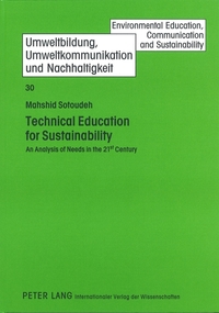 Book Cover for Technical Education for Sustainability by Mahshid Sotoudeh