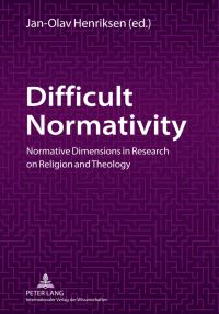 Book Cover for Difficult Normativity by JanOlav Henriksen