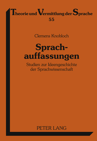 Book Cover for Sprachauffassungen by Clemens Knobloch