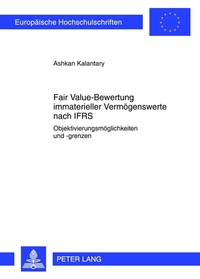 Book Cover for Fair Value-Bewertung Immaterieller Vermoegenswerte Nach IFRS by Ashkan Kalantary