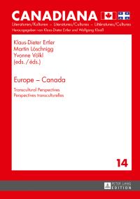 Book Cover for Europe - Canada by KlausDieter Ertler, Martin Löschnigg, Yvonne Völkl
