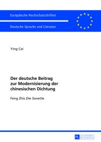 Book Cover for Der Deutsche Beitrag Zur Modernisierung Der Chinesischen Dichtung by Ying Cai
