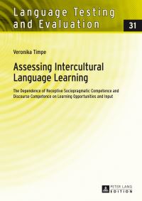 Book Cover for Assessing Intercultural Language Learning by Veronika Timpe