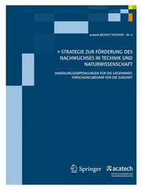 Book Cover for Strategie Zur Forderung Des Technisch-Naturwissenschaftlichen Nachwuchses in Deutschland by 