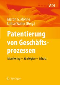 Book Cover for Patentierung Von Geschäftsprozessen by Martin Moehrle, Lothar Walter