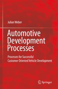 Book Cover for Automotive Development Processes by Julian Weber