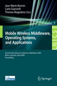 Book Cover for Mobile Wireless Middleware by JeanMarie Bonnin