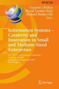 Book Cover for Information Systems - Creativity and Innovation in Small and Medium-Sized Enterprises by 