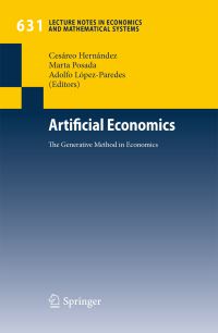 Book Cover for Artificial Economics by Cesáreo Hernández Iglesias, Marta Posada, Adolfo LópezParedes