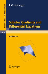 Book Cover for Sobolev Gradients and Differential Equations by J W Neuberger