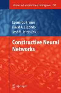 Book Cover for Constructive Neural Networks by Leonardo Franco, José M Jerez