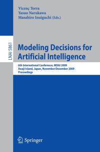 Book Cover for Modeling Decisions for Artificial Intelligence Lecture Notes in Artificial Intelligence by Yasuo Narukawa, Masahiro Inuiguchi