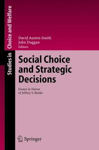 Book Cover for Social Choice and Strategic Decisions by David AustenSmith, John Duggan