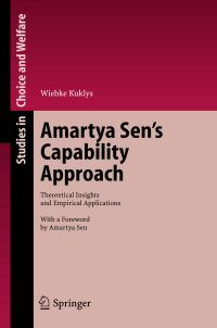 Book Cover for Amartya Sen's Capability Approach by Wiebke Kuklys