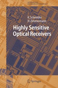 Book Cover for Highly Sensitive Optical Receivers by Kerstin SchneiderHornstein