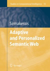 Book Cover for Adaptive and Personalized Semantic Web by Spiros Sirmakessis