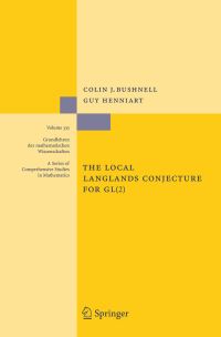 Book Cover for The Local Langlands Conjecture for GL(2) by Colin J Bushnell, Guy Henniart