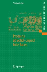 Book Cover for Proteins at Solid-Liquid Interfaces by Philippe Déjardin