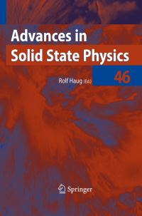 Book Cover for Advances in Solid State Physics 46 by Rolf Haug