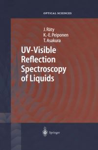 Book Cover for UV-Visible Reflection Spectroscopy of Liquids by Jukka A Räty, KaiErik Peiponen, Toshimitsu Asakura