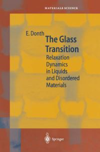 Book Cover for The Glass Transition by E Donth