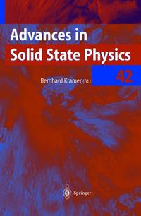 Book Cover for Advances in Solid State Physics. 42 by B Kramer