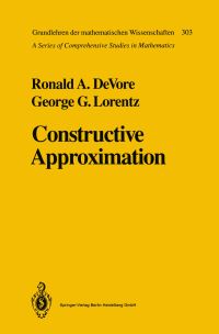 Book Cover for Constructive Approximation by Ronald A DeVore, G G Lorentz