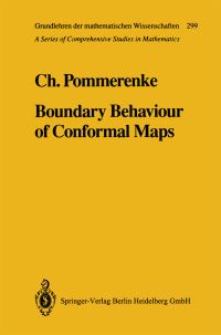 Book Cover for Boundary Behaviour of Conformal Maps by Christian Pommerenke
