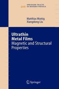 Book Cover for Ultrathin Metal Films by Matthias Wuttig, X Liu