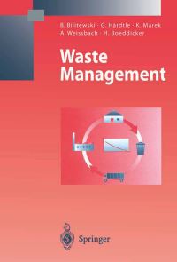 Book Cover for Waste Management by Bernd Bilitewski, Georg Härdtle, Klaus Marek