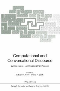 Book Cover for Computational and Conversational Discourse by Eduard H Hovy, Donia R Scott