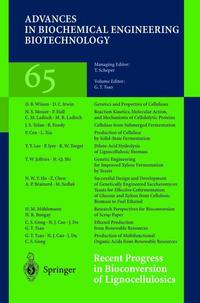 Book Cover for Recent Progress in Bioconversion of Lignocellulosics by G.T. Tsao