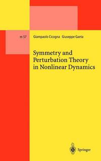Book Cover for Symmetry and Perturbation Theory in Nonlinear Dynamics by Giampaolo Cicogna, Giuseppe Gaeta
