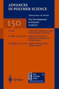 Book Cover for New Developments in Polymer Analytics I by M Schmidt, M Antonietti, H Cölfen, H Engelhardt, O Grosche, H Pasch