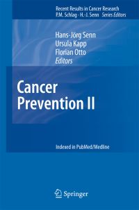 Book Cover for Cancer Prevention II by HansJörg Senn, Ursula Kapp, Florian Otto