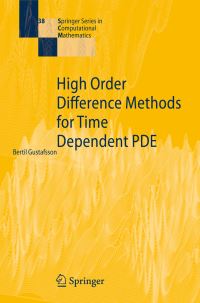Book Cover for High Order Difference Methods for Time Dependent PDE by Bertil Gustafsson