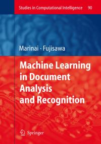 Book Cover for Machine Learning in Document Analysis and Recognition by Simone Marinai, Hiromichi Fujisawa