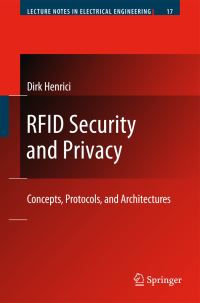 Book Cover for RFID Security and Privacy by Dirk Henrici