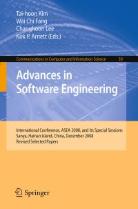 Book Cover for Advances in Software Engineering by Changhoon Lee