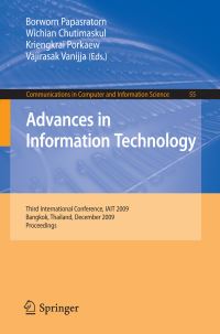 Book Cover for Advances in Information Technology by Borworn Papasratorn, Wichian Chutimaskul, Kriengkrai Porkaew, Vajirasak Vanijja