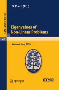 Book Cover for Eigenvalues of Non Linear Problems by CIME Summer School, G Prodi, Centro internazionale matematico estivo