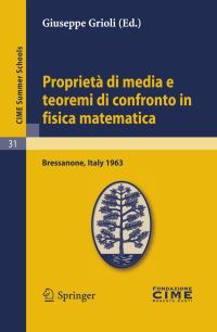 Book Cover for Proprietà Di Media E Teoremi Di Confronto in Fisica Matematica by Giuseppe Grioli