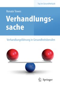 Book Cover for Verhandlungssache - Verhandlungsführung in Gesundheitsberufen by Renate Tewes
