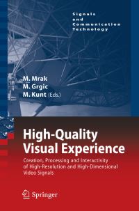 Book Cover for High-Quality Visual Experience by Marta Mrak, Mislav GrgiÔc, M Kunt