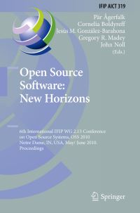 Book Cover for Open Source Software by International Conference on Open Source Systems, Pär J Âgerfalk