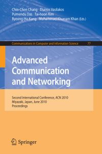Book Cover for Advanced Communication and Networking by Thanos Vasilakos, Purnendu Das, ByeongHo Kang, Muhammad Khurram Khan