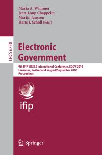 Book Cover for Electronic Government Information Systems and Applications, Incl. Internet/Web, and HCI by Maria A Wimmer, JeanLoup Chappelet, Marijn Janssen, Hans Jochen Scholl