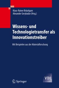 Book Cover for Wissens- Und Technologietransfer Als Innovationstreiber by KlausRainer Bräutigam, Alexander Gerybadze