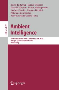 Book Cover for Ambient Intelligence by AmI International Joint Conference, Boris de Ruyter