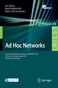 Book Cover for Ad Hoc Networks by Jun Zhizhong, David SimplotRyl, Victor CM Leung
